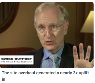 The site overhaul generated a nearly 3x uplift in